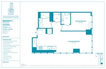 Unit 16J 16J floor plan